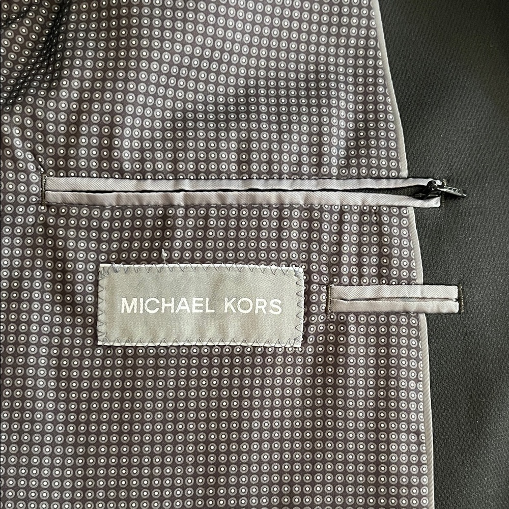 Michael Kors Classic Black Two Button Jacket